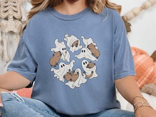 Ghost Playing With Capybara funny shirt - photo 7