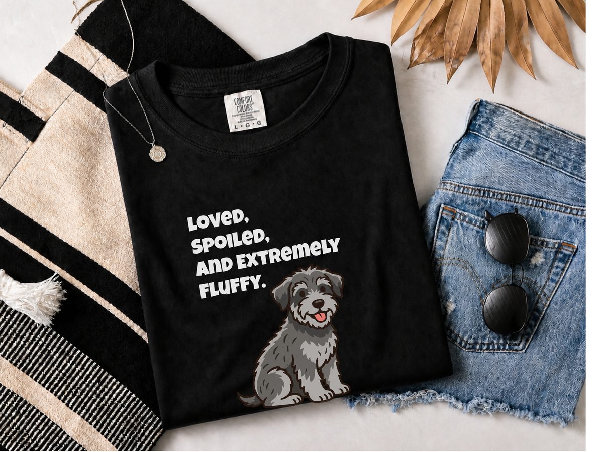 Loved Schnoodle Comfort Colors T-Shirt for Every Schnoodle Lover