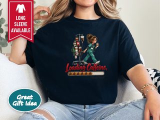 Nurse Coffee Iv Loading Bar funny shirt - photo 3