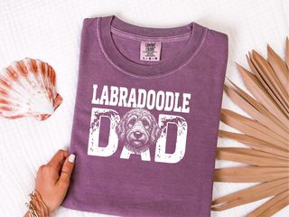 Comfort Colors Labradoodle Dad doodle dog shirt - photo 4