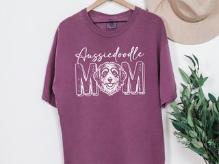 Comfort Colors Aussiedoodle Mom doodle dog shirt - photo 5