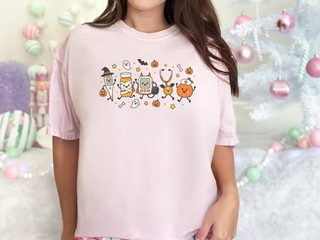 Cute Halloween Medical Kawaii Characters funny shirt - photo 5