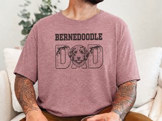 Bernedoodle Dad doodle dog shirt - photo 7