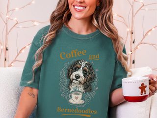 Coffee And Bernedoodles doodle dog shirt - photo 6