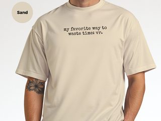 My Favorite Way To Waste Time: Vr funny shirt - photo 7