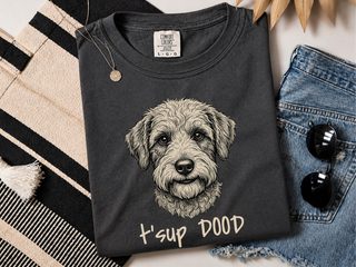 Schnoodle Tsup Dood doodle dog shirt - photo 3