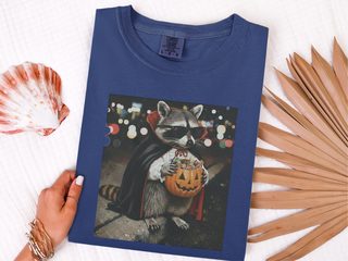 Raccoon Dracula Halloween Candy Bucket funny shirt - photo 8