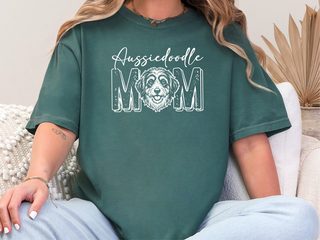 Comfort Colors Aussiedoodle Mom doodle dog shirt - photo 7