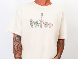 Dentist Teeth And Brush funny shirt - photo 7