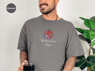 Bookworm Club funny shirt - photo 5