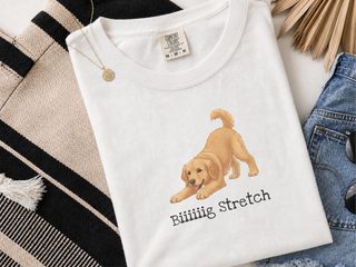 Golden Retriever Big Stretch doodle dog shirt - photo 1