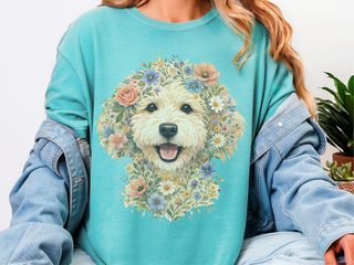 Comfort Colors Golden Doodle Floral - photo 8