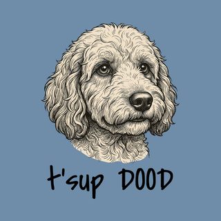 Cockapoo Tsup Dood Garment-Dyed Vintage Wash Heavyweight T-Shirt