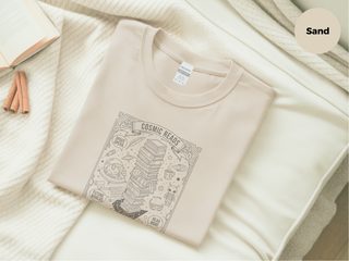 Cosmic Reads Galactic Library funny shirt - photo 4