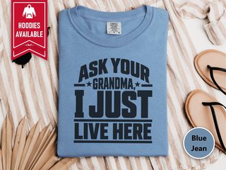 Ask Your Grandma Star Typography funny shirt - photo 3