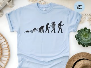 Evolution Of A Bassist funny shirt - photo 6