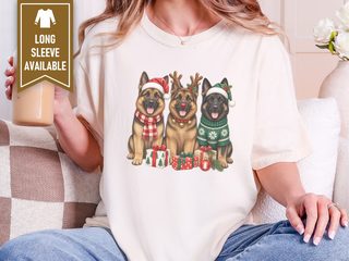 German Shepherd Christmas Trio doodle dog shirt - photo 8