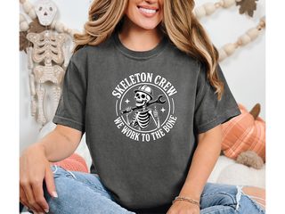 Skeleton Crew Construction Worker funny shirt - photo 4