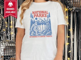 National Parks Cryptids Forest Scene funny shirt - photo 1