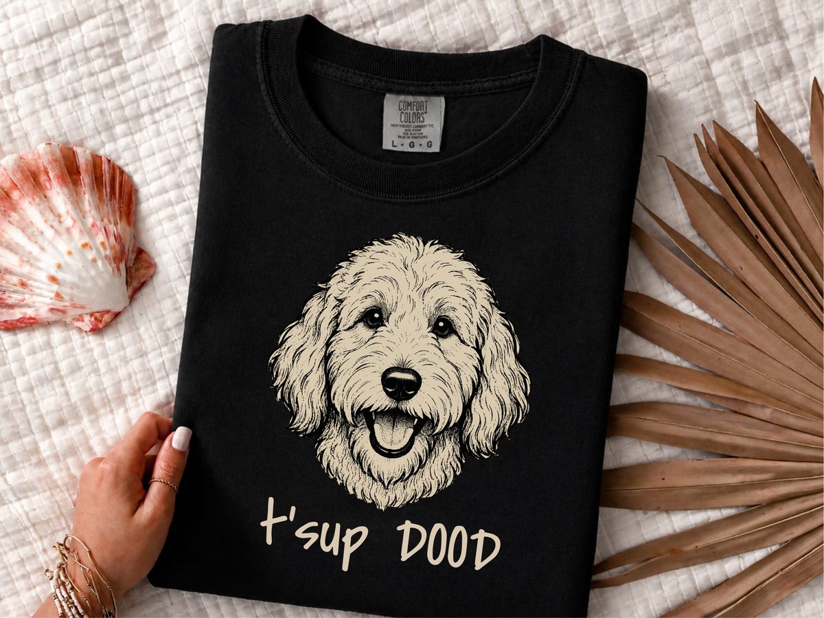 Labradoodle Tsup Dood Comfort Colors 1717 Vintage Wash T-Shirt