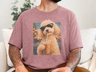 Maltipoo Iced Coffee Cool Dog doodle dog shirt - photo 7