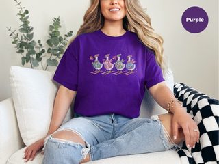 Skiing Valentine Goose Squad funny shirt - photo 8