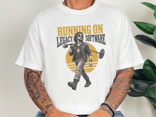 Rocker Running On Legacy Software funny shirt - photo 1