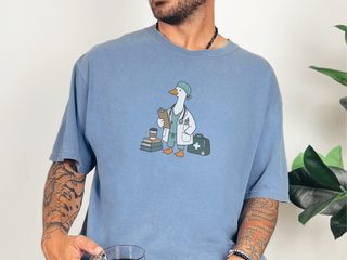 Goose Doctor Medical Scrubs funny shirt - photo 6