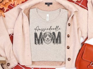 Aussiedoodle Mom doodle dog shirt - photo 8