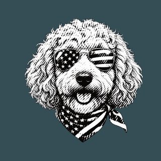 Goldendoodle 4th Of July Patriotic Comfort Colors Doodle Mom Shirt