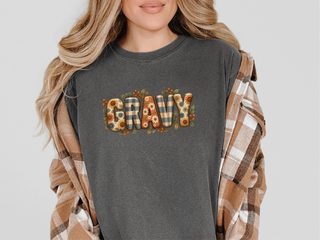 Floral Plaid Gravy Lettering funny shirt - photo 5