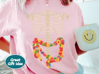 Gummies Skeleton Intestines funny shirt - photo 1