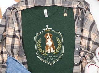 Aussiedoodle Royal Crest doodle dog shirt - photo 4