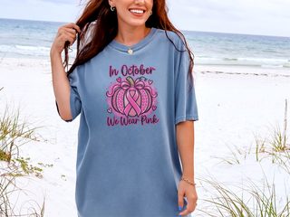 Pink Ribbon Leopard Pumpkin funny shirt - photo 8