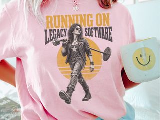 Rocker Woman Legacy Software funny shirt - photo 1
