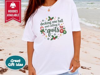 Decking One Hall Festive Lettering funny shirt - photo 3