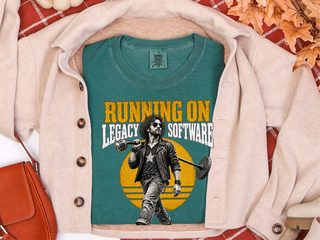 Rocker Running On Legacy Software funny shirt - photo 6