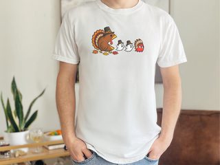 Thanksgiving Turkey Arcade Chase funny shirt - photo 2