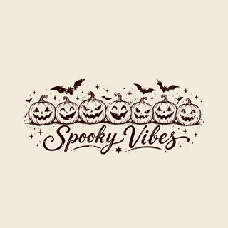 Spooky Vibes Pumpkins Shirt Comfort Colors Retro Halloween Tee
