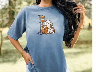 Cozy Caffeine Iv Ghost funny shirt - photo 5