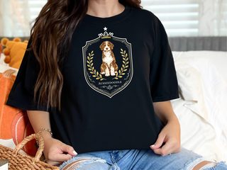 Comfort Colors Aussiedoodle Royal Crest doodle dog shirt - photo 2