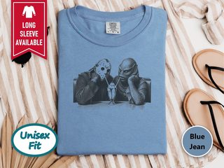 Monsters Sharing Diner Milkshake funny shirt - photo 4
