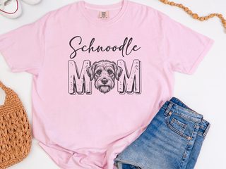 Comfort Colors Schnoodle Mom doodle dog shirt - photo 4