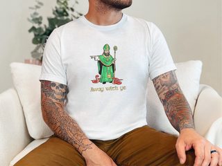 Away with ye St. Patrick Kicking Out Snakes funny shirt - photo 1