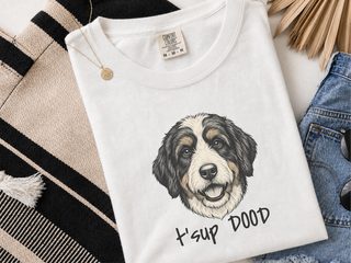 Bernedoodletsup Dood doodle dog shirt - photo 1