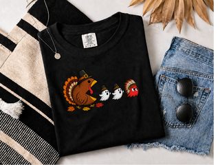 Thanksgiving Turkey Arcade Chase funny shirt - photo 5