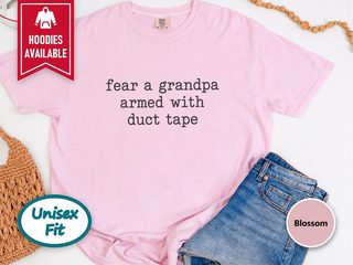 Fear A Grandpa Duct Tape funny shirt - photo 3