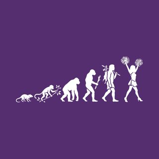 Cheerleader Evolution Design T-Shirt | Spirit Wear Athlete Silhouette