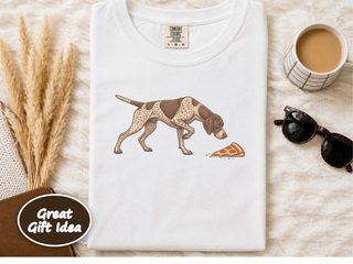 German Pointer Pizza Point doodle dog shirt - photo 1