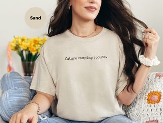 Future Camping Spouse funny shirt - photo 2